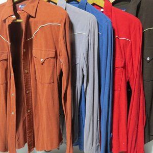 VTG American Shirtmakers LTD Men's shirt lot - Mens sz 15 M 15 1/2 - 704
